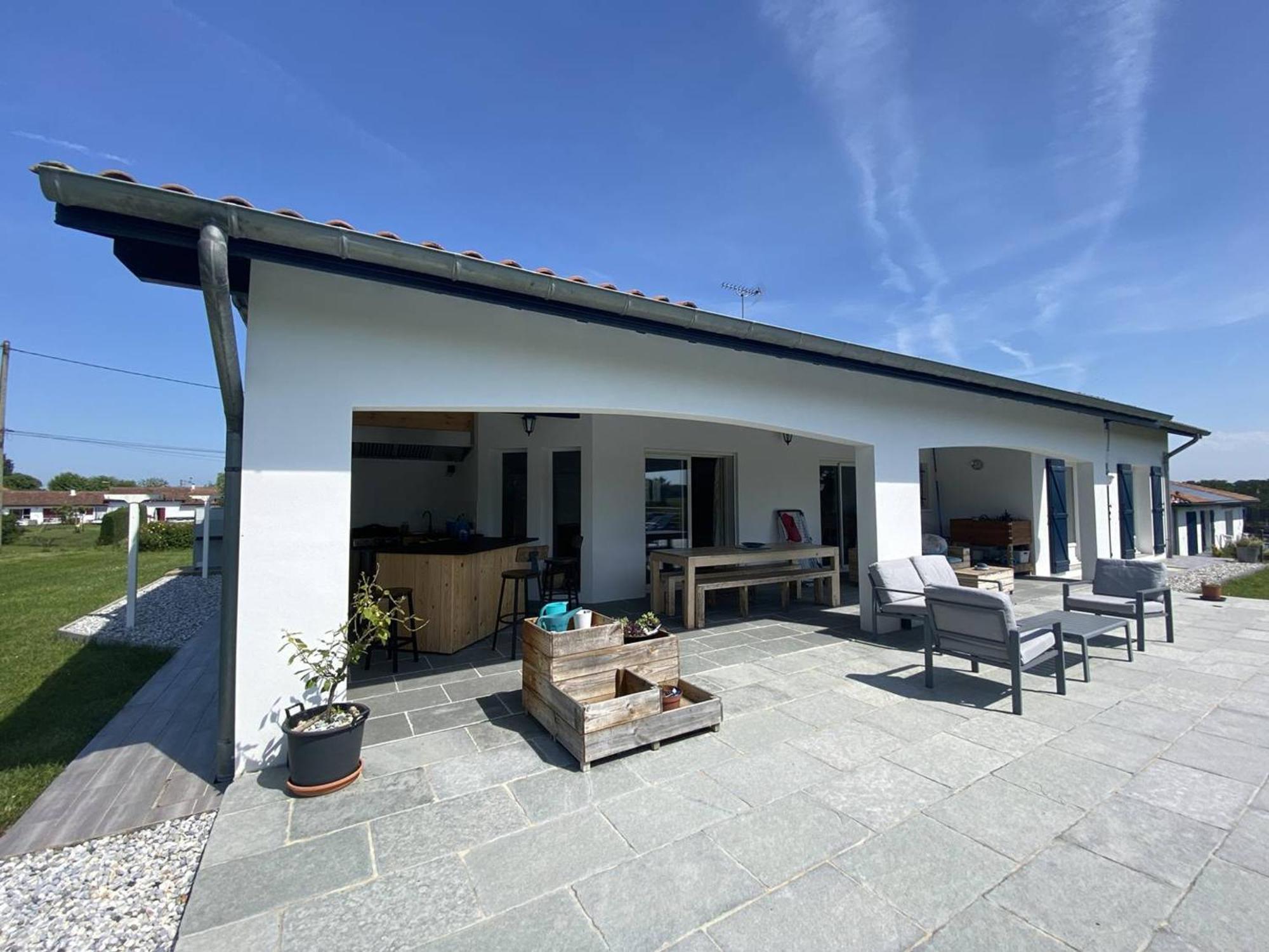 Maison Individuelle Avec Piscine Et Grand Jardin, 6-8 Pers, Urt - Fr-1-495-140 Bagian luar foto
