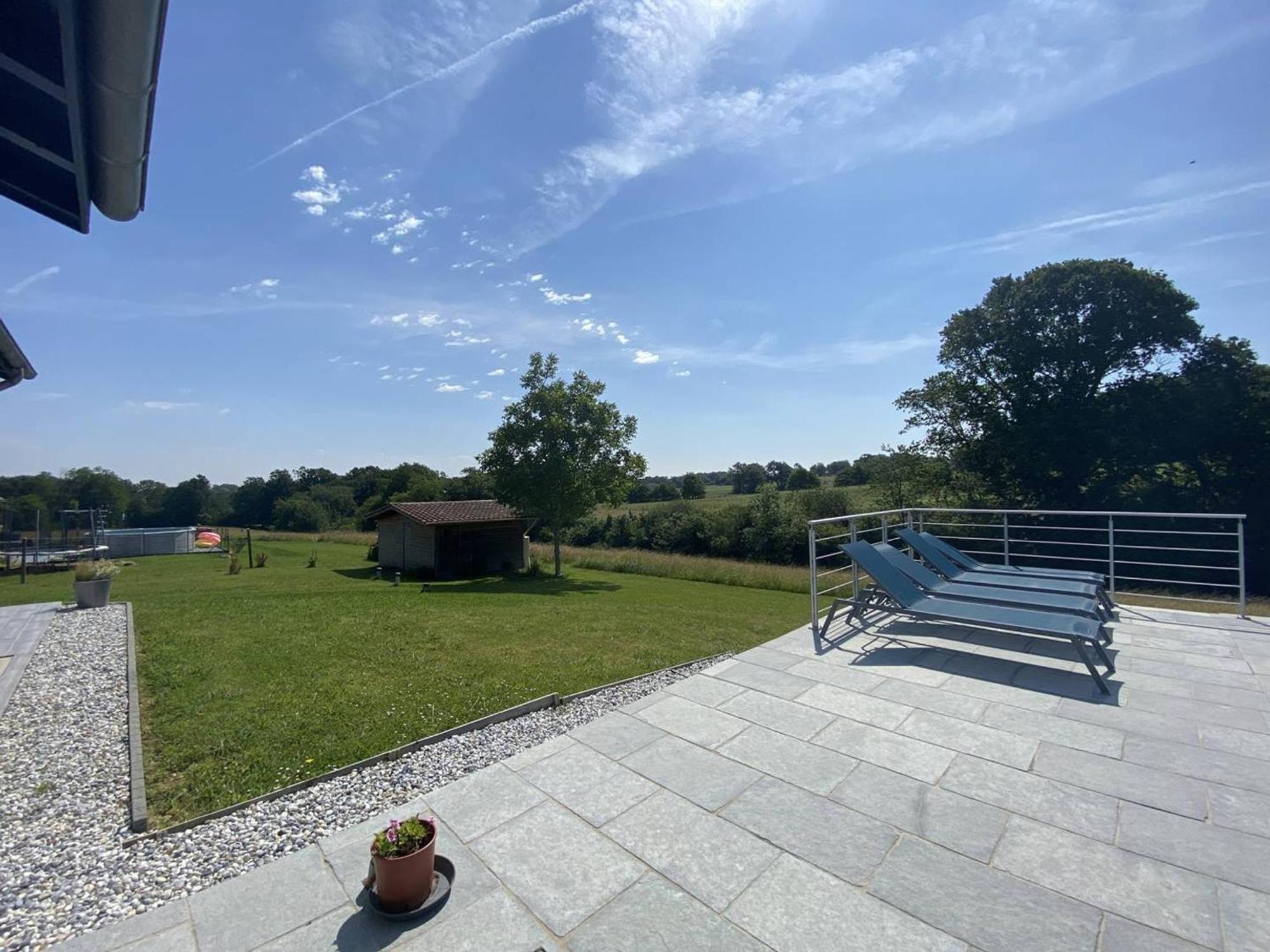 Maison Individuelle Avec Piscine Et Grand Jardin, 6-8 Pers, Urt - Fr-1-495-140 Bagian luar foto